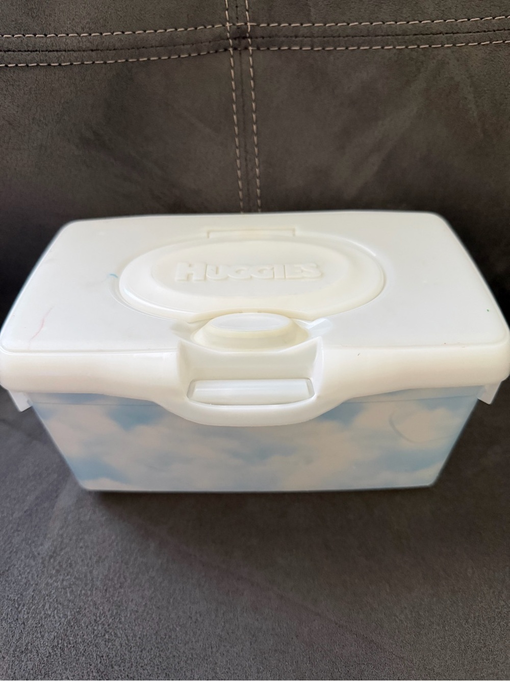 Huggies Blue Cloud Baby Wipes Storage Box